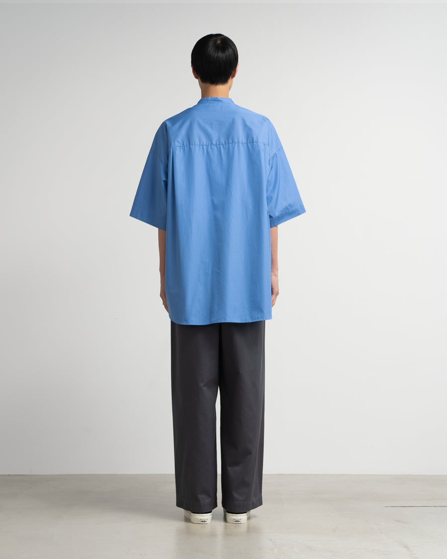 ALUMO for GP S/S Oversized Band Collar Shirt