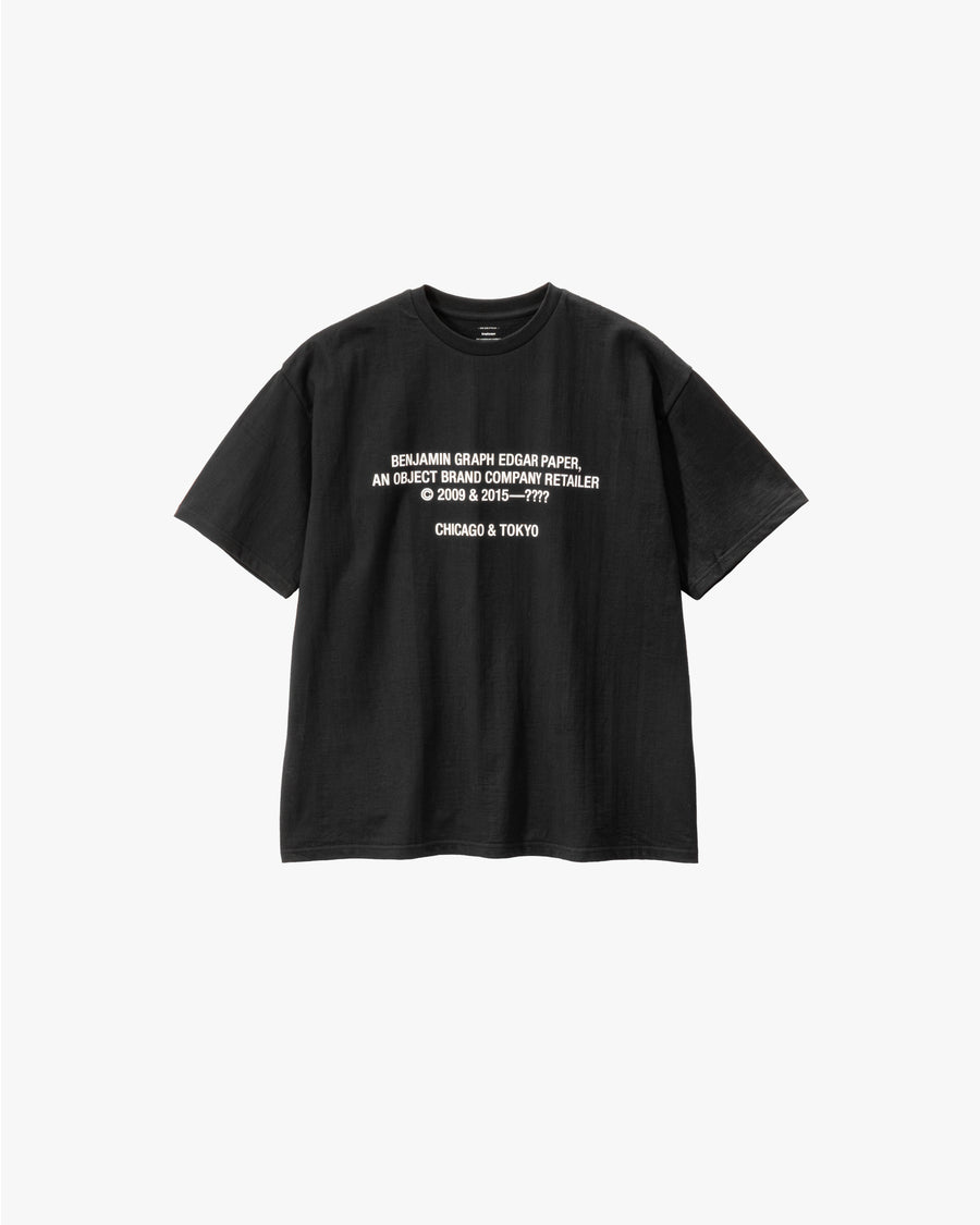 BENJAMIN GRAPH EDGAR PAPER S/S Oversized Tee – Graphpaper